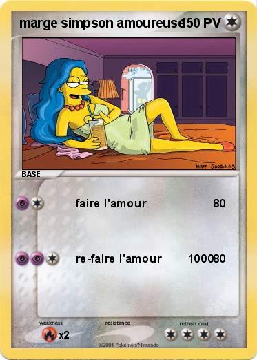 Pokemon marge simpson amoureuse