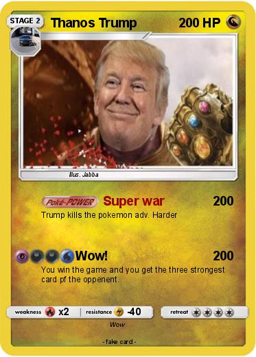 Pokemon Thanos Trump