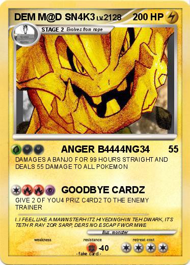 Pokemon DEM M@D SN4K3