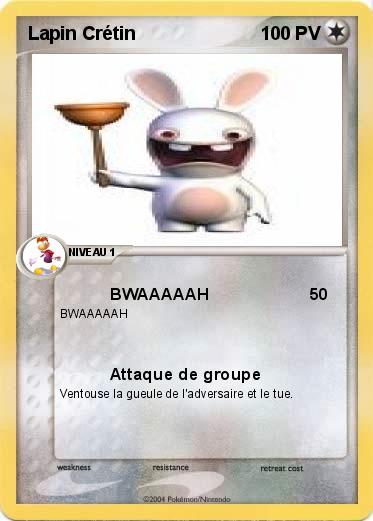Pokemon Lapin Crétin