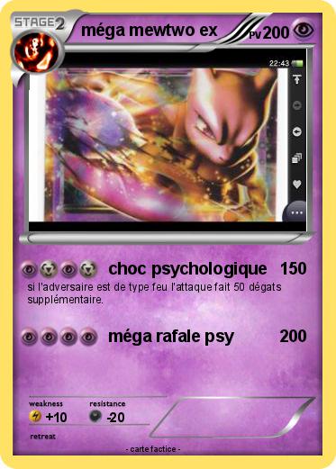 Pokemon méga mewtwo ex