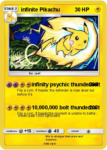 Pokemon infinite Pikachu