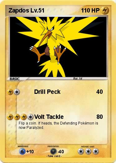 Pokemon Zapdos Lv.51