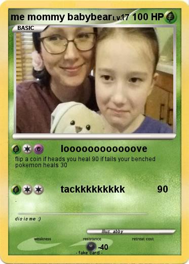 Pokemon me mommy babybear
