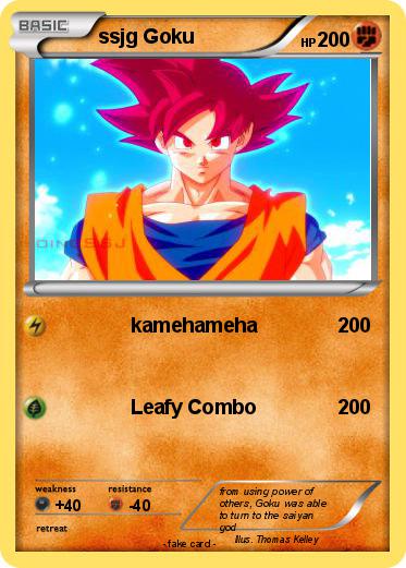 Pokemon ssjg Goku