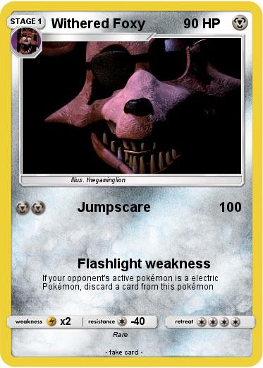 Pokemon Withered Foxy