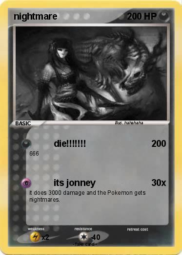 Pokemon nightmare