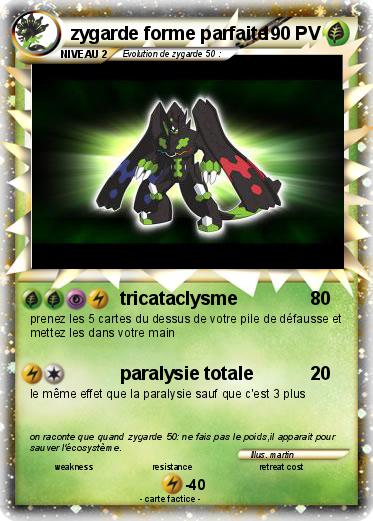 Pokemon zygarde forme parfaite