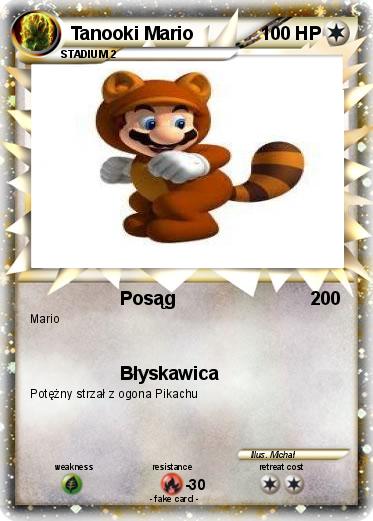 Pokemon Tanooki Mario