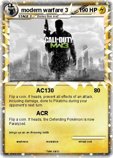 Pokemon modern warfare 3