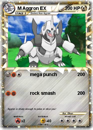 Pokemon M Aggron EX