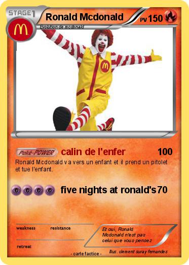 Pokemon Ronald Mcdonald
