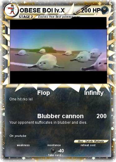 Pokemon OBESE BOI lv.X