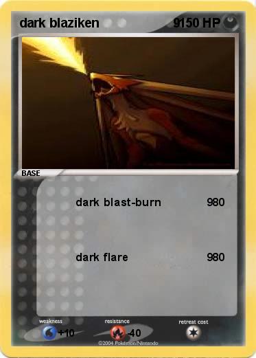 Pokemon dark blaziken                     9