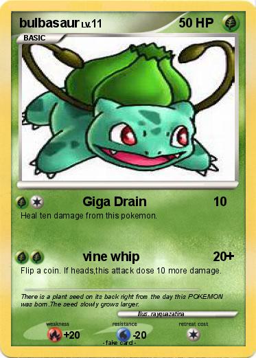 Pokemon bulbasaur