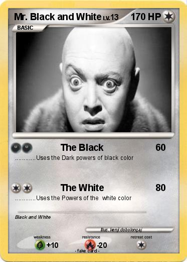 Pokemon Mr. Black and White