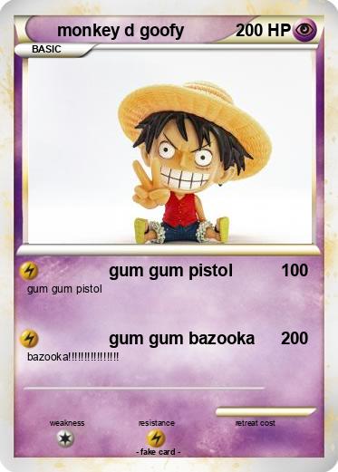 Pokemon monkey d goofy