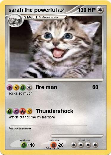 Pokemon sarah the powerful