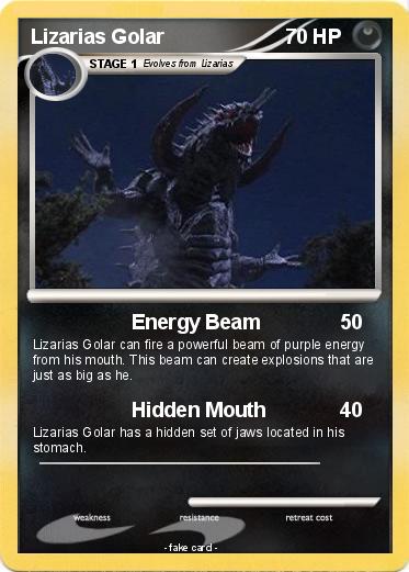 Pokemon Lizarias Golar