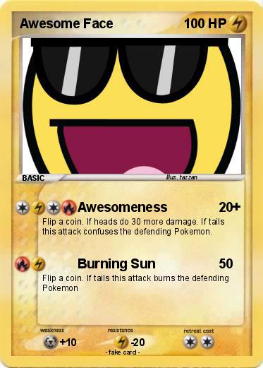 Pokemon Awesome Face