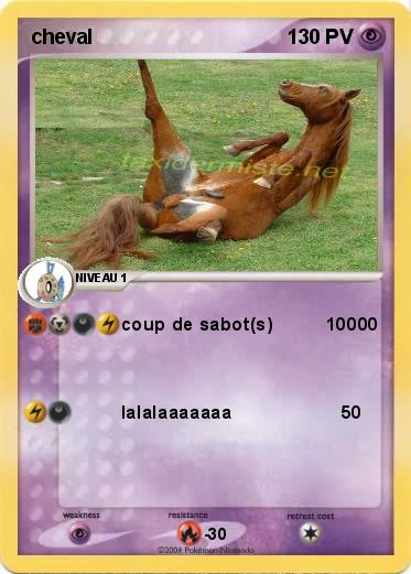Pokemon cheval