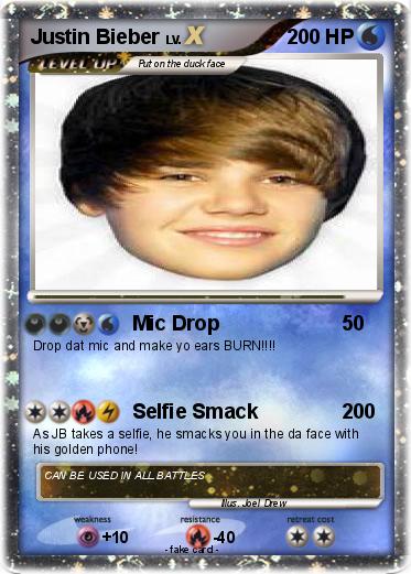 Pokemon Justin Bieber