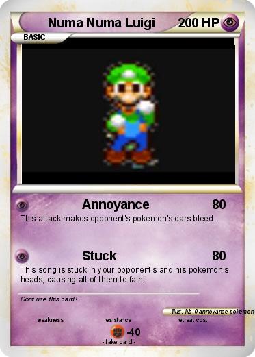 Pokemon Numa Numa Luigi