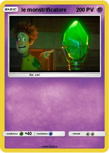 Pokemon le monstrificatore