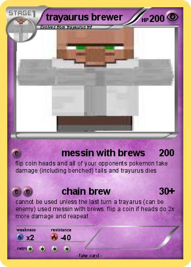 Pokemon trayaurus brewer