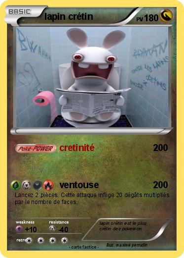Pokemon lapin crétin