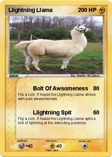 Pokemon Llightning Llama