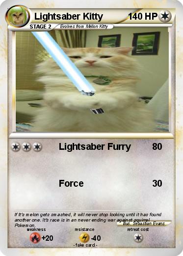 Pokemon Lightsaber Kitty