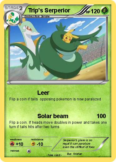 Pokemon Trip's Serperior