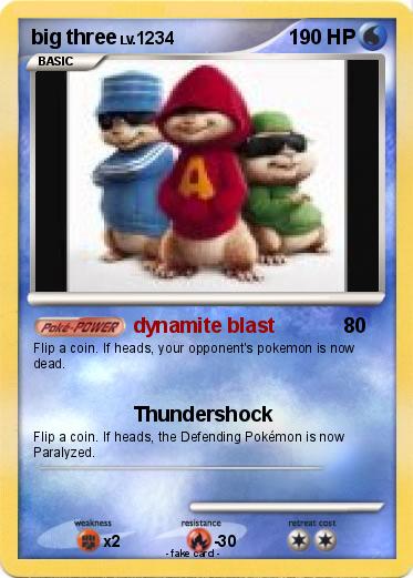 Pokemon big three