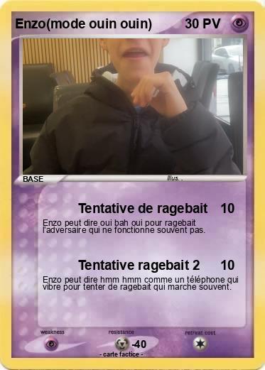 Pokemon Enzo(mode ouin ouin)