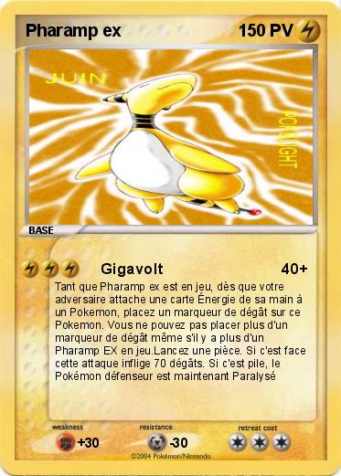 Pokemon Pharamp ex