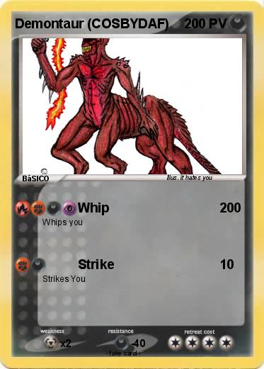 Pokemon Demontaur (COSBYDAF)
