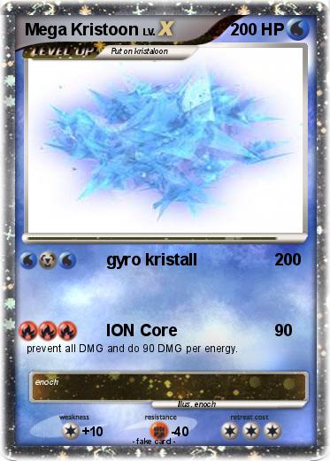 Pokemon Mega Kristoon
