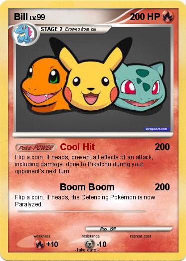 Pokemon Bill