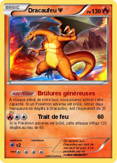 Pokemon Dracaufeu Ψ