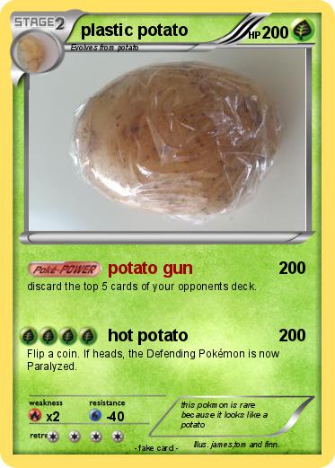 Pokemon plastic potato