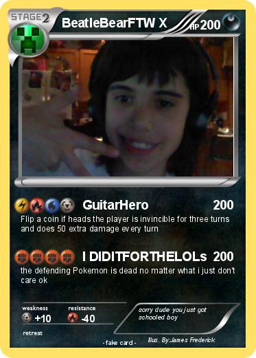 Pokemon BeatleBearFTW X