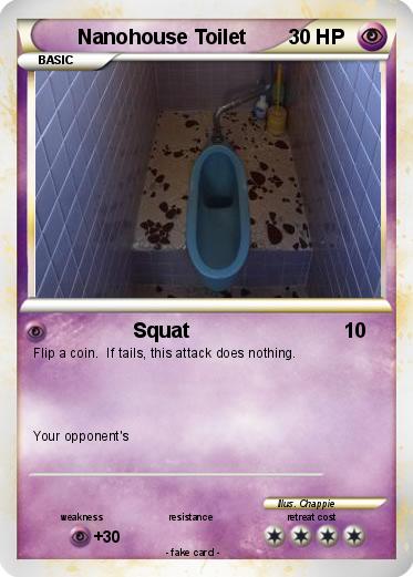 Pokemon Nanohouse Toilet
