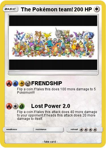 Pokemon The Pokémon team!