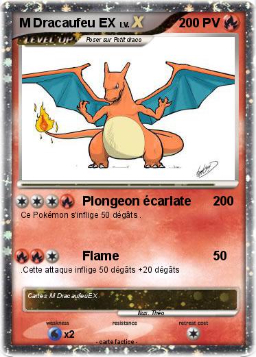Pokemon M Dracaufeu EX