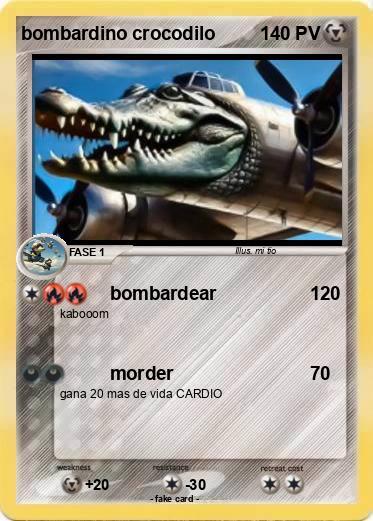 Pokemon bombardino crocodilo