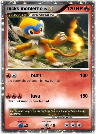 Pokemon nicks monferno