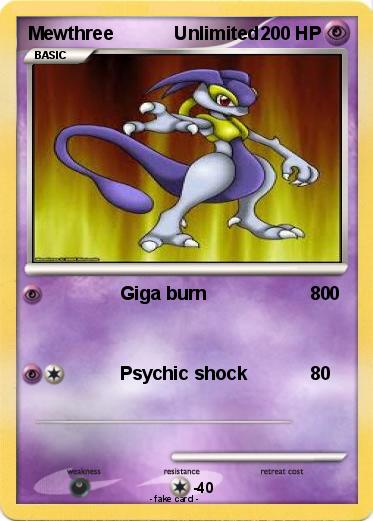 Pokemon Mewthree            Unlimited