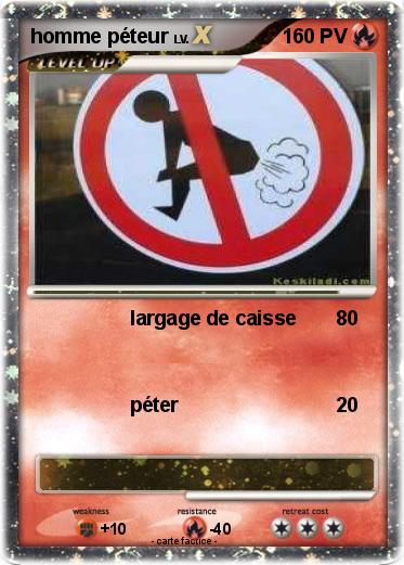 Pokemon homme péteur