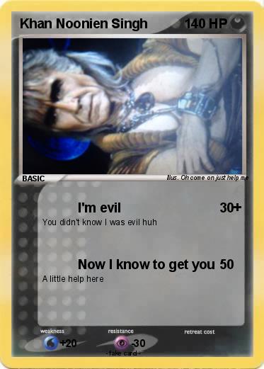 Pokemon Khan Noonien Singh